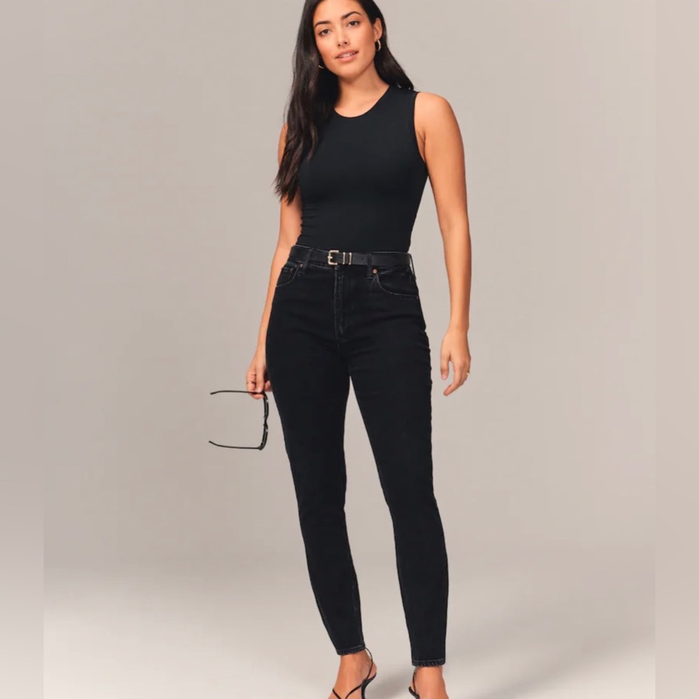 Abercrombie and Fitch Curve Love The Skinny High Rise Jeans